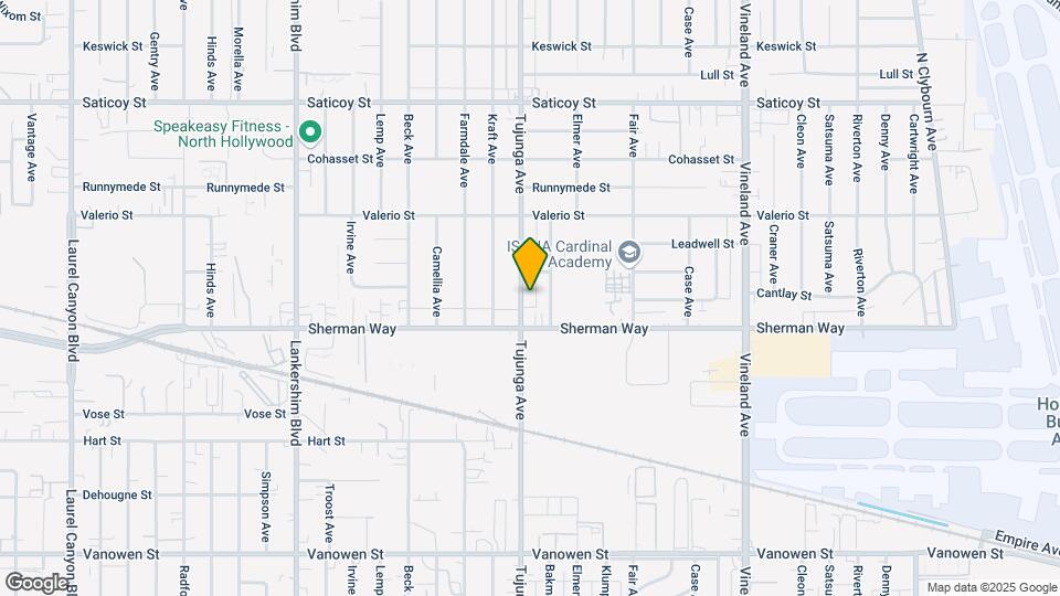 7230-7232 Tujunga Ave Mapa y Detalles de la Ubicación