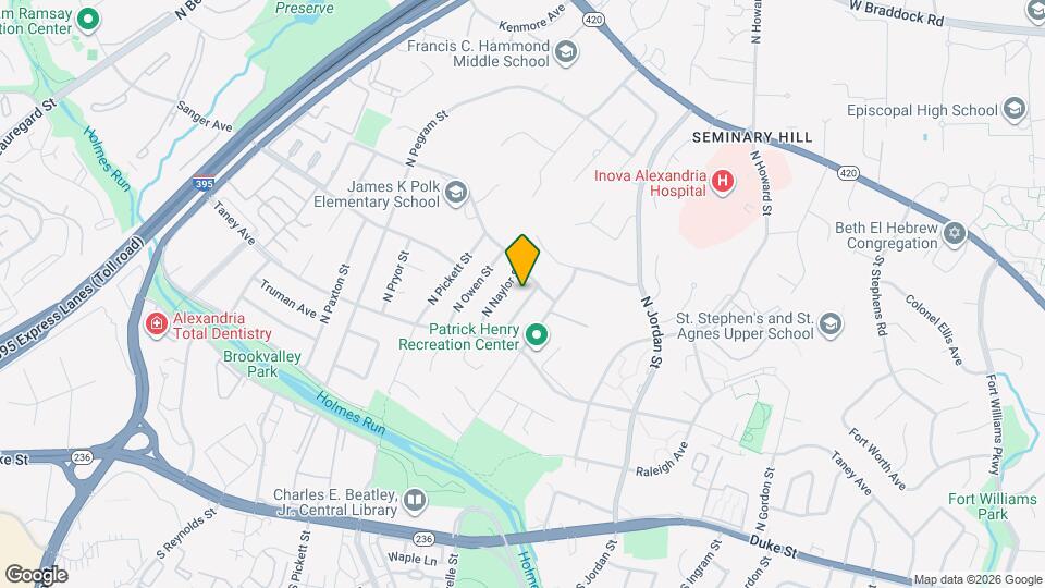 700 N Mansfield St Map and Location Details