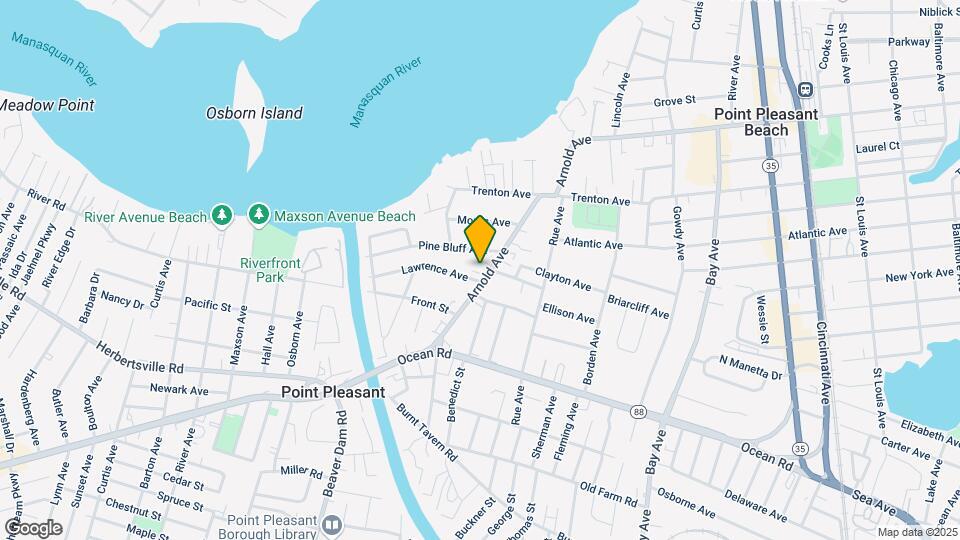 1009 Arnold Ave, Unit 2A Map and Location Details