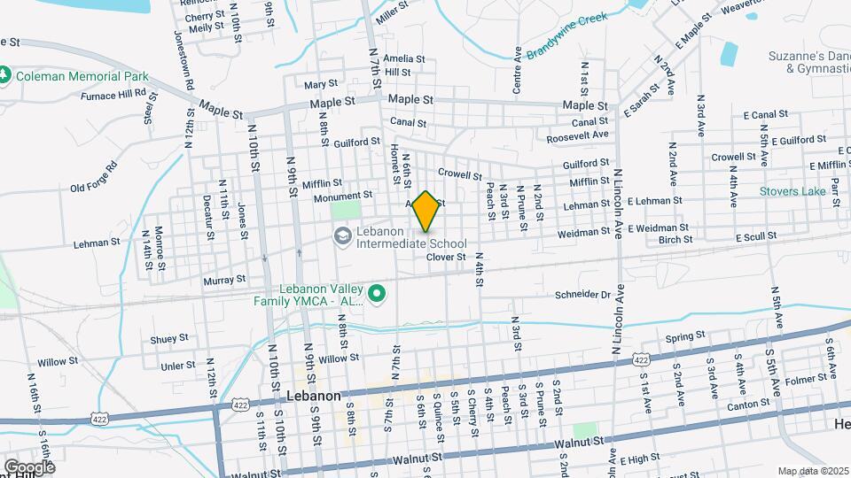 523 Weidman St Map and Location Details