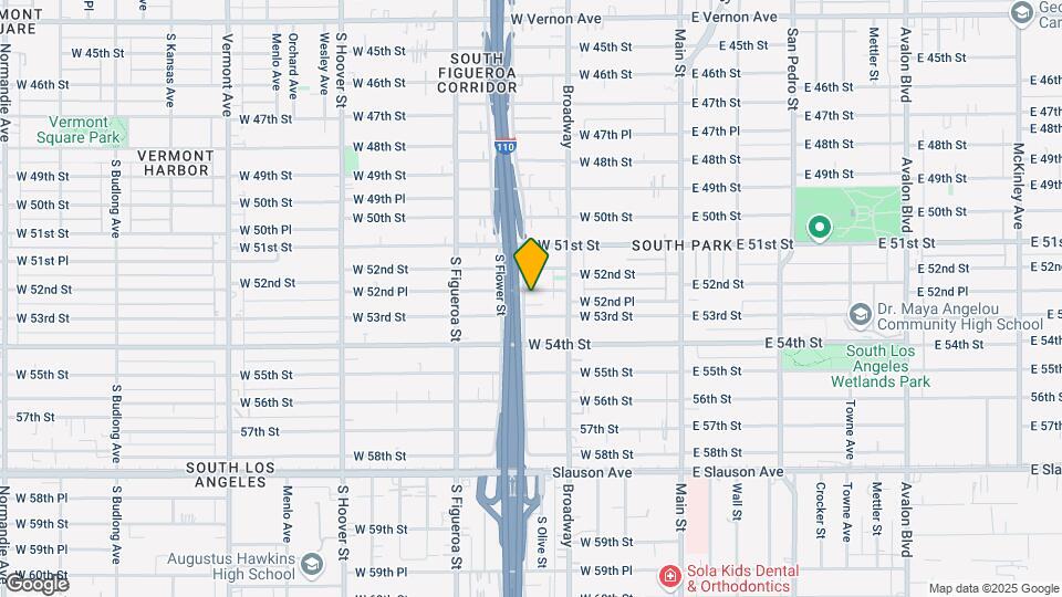 342 W 52nd Pl, Unit 342 Map and Location Details