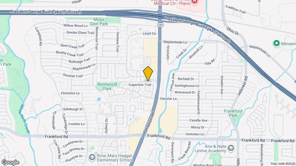 6235 Cupertino Trail Mapa y Detalles de la Ubicación