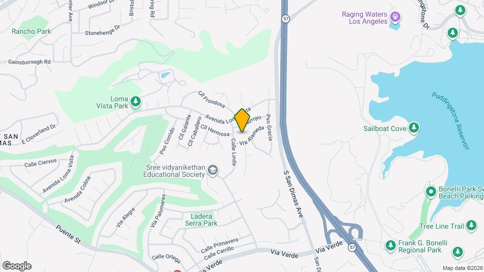 861 Via Alameda Map and Location Details