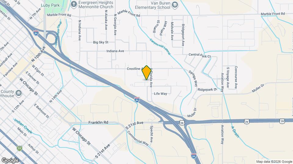 2809 Blackfoot Ln Map and Location Details