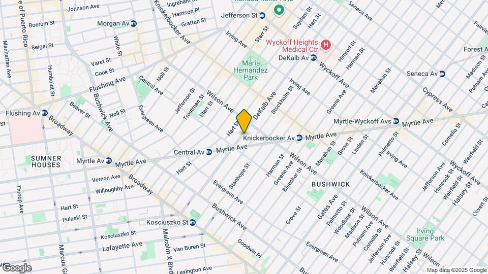 1358 Dekalb Ave Mapa y Detalles de la Ubicación