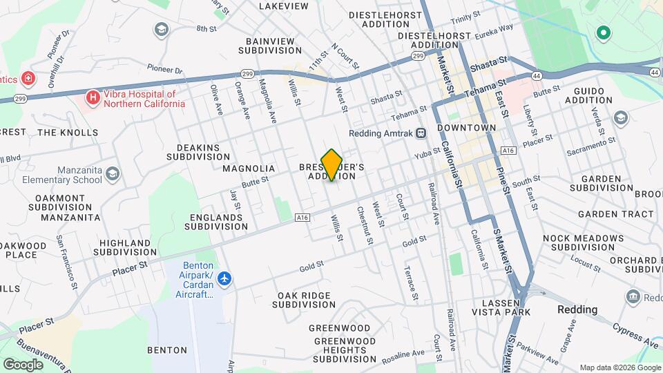 1605-1609 Willis St Map and Location Details