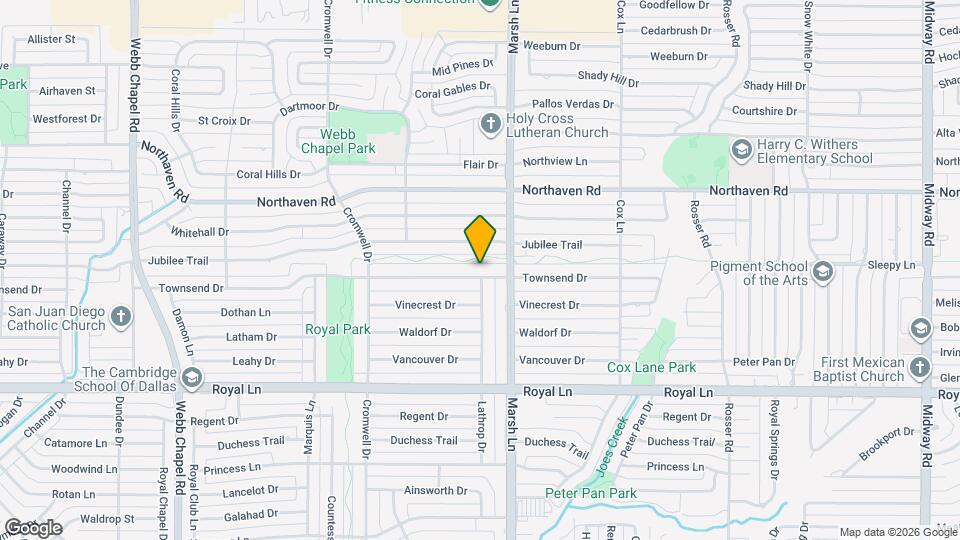 3641 Townsend Dr Map and Location Details