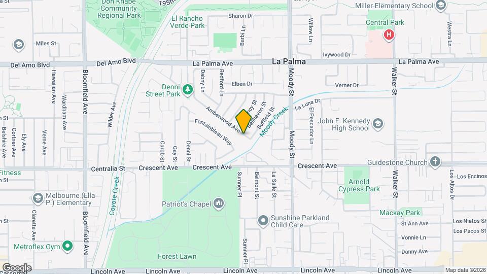 4752 Amberwood Ave Mapa y Detalles de la Ubicación