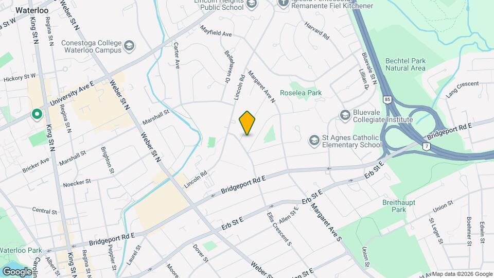 173 Washington Ave Map and Location Details