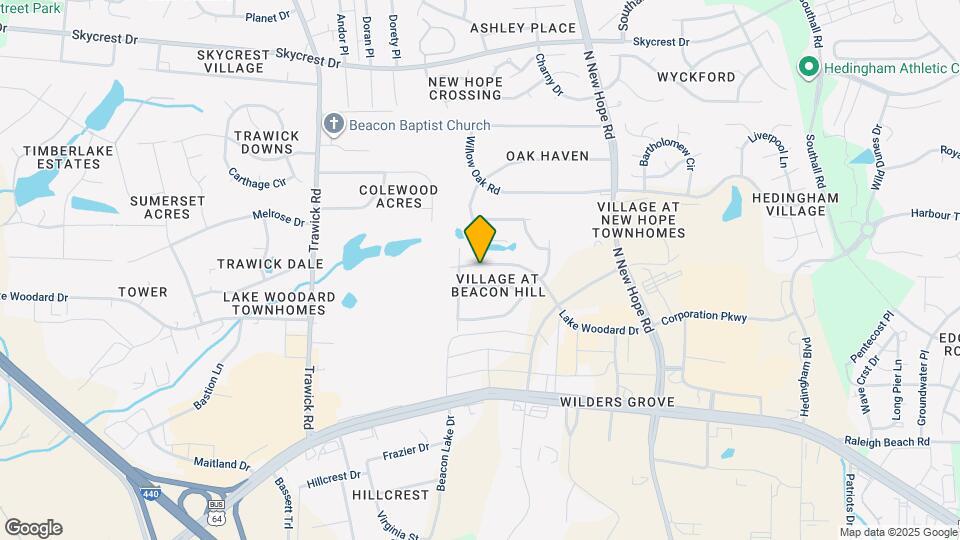 4220 Lake Woodard Dr Mapa y Detalles de la Ubicación