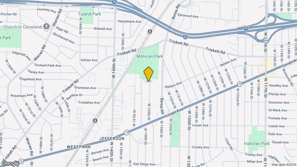 3370 W 135th St Map and Location Details
