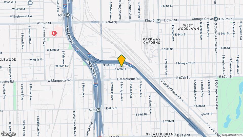 6624 S Hartwell Ave Map and Location Details