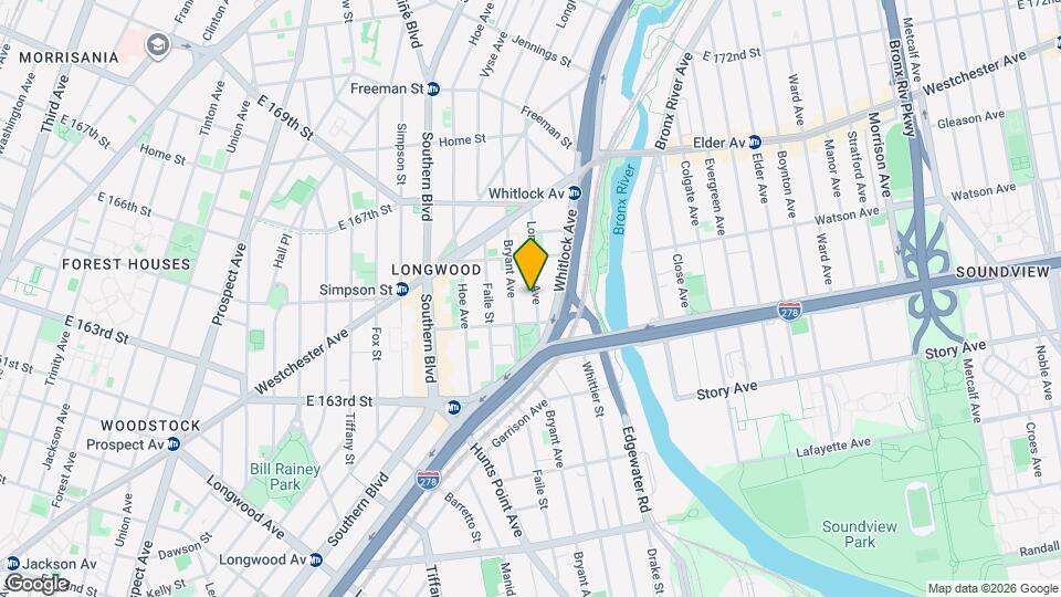 1025 Longfellow Ave Map and Location Details