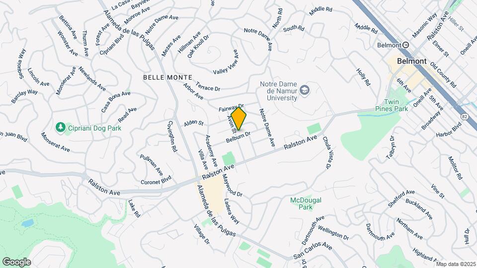 1740 Belburn Dr Map and Location Details