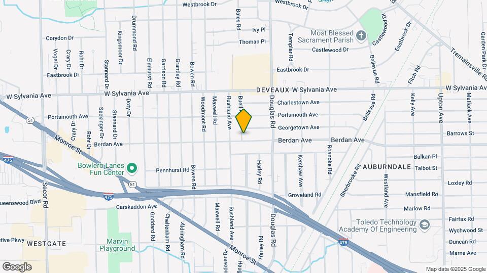 2564 Berdan Ave Map and Location Details