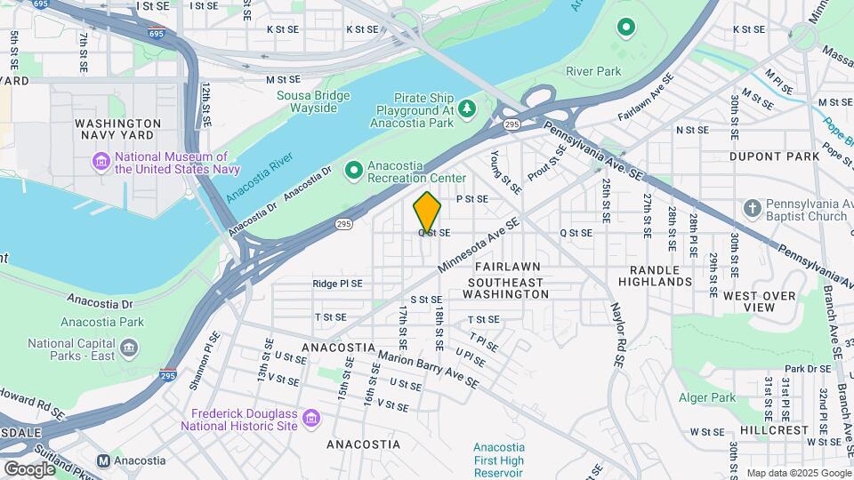 1723 Q St SE Map and Location Details