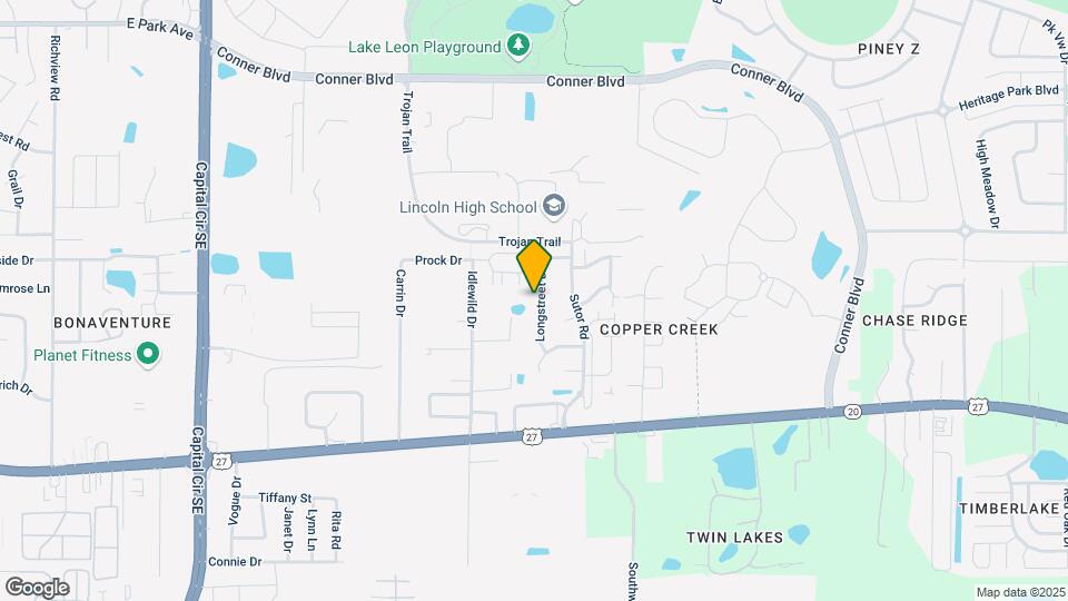 1052 Longstreet Dr Map and Location Details