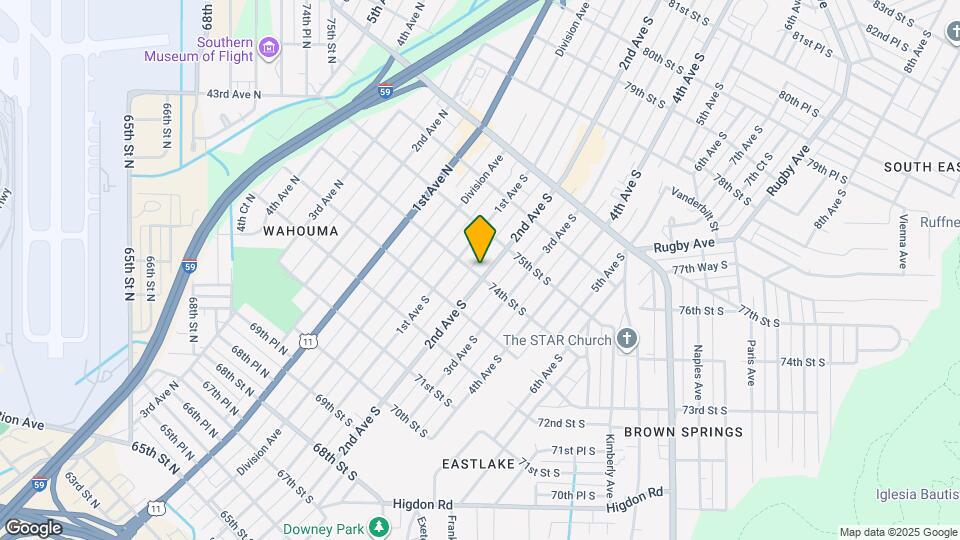 7400 2nd Ave S Map and Location Details