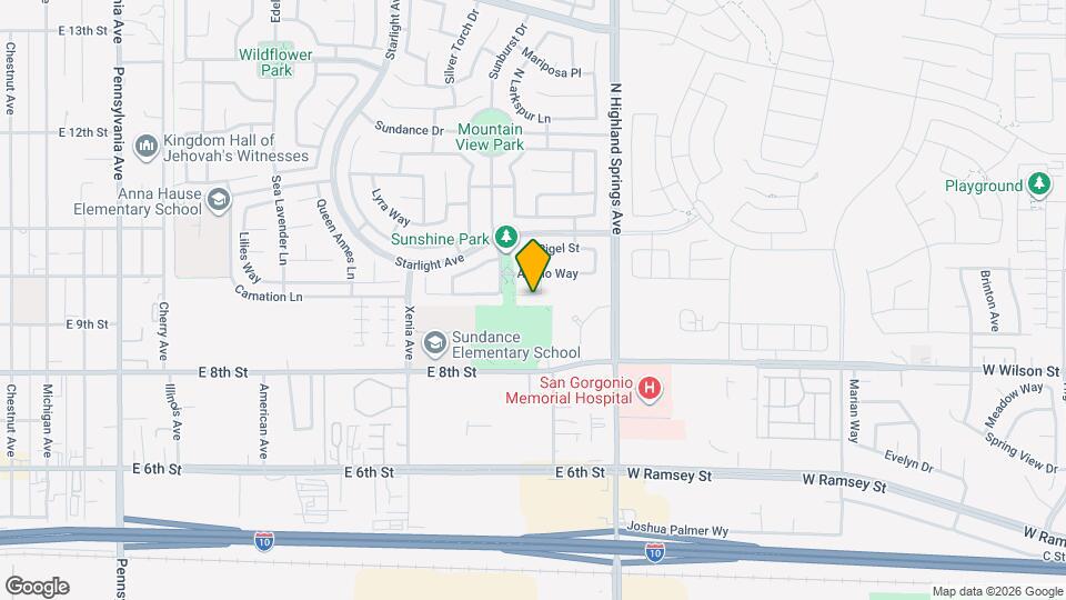 1627 Hadar Way Map and Location Details