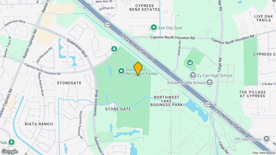 16419 Red Crest Dr Map and Location Details