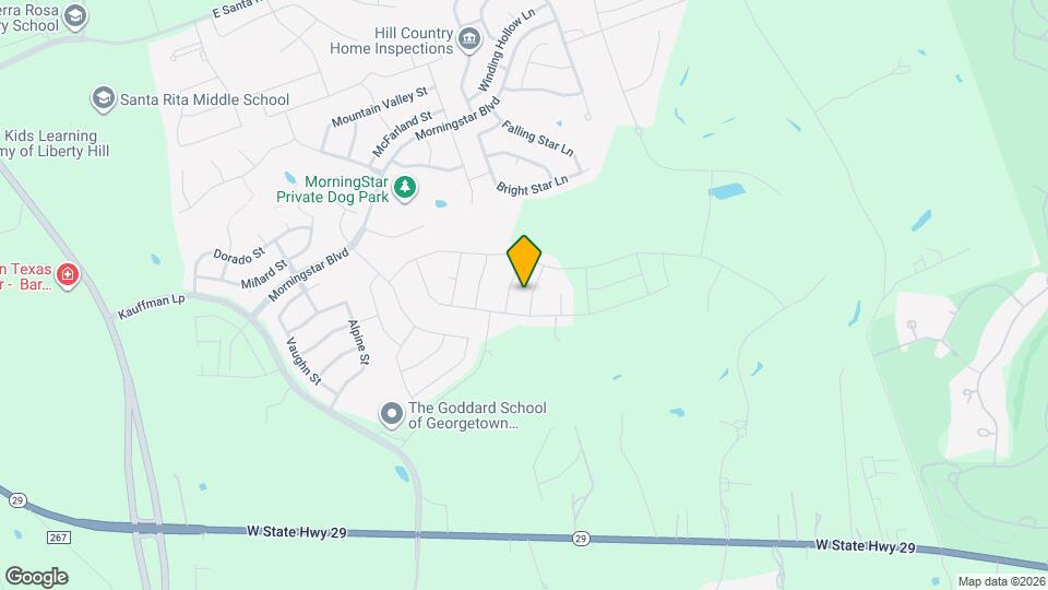 121 Morning Dawn Ln Map and Location Details