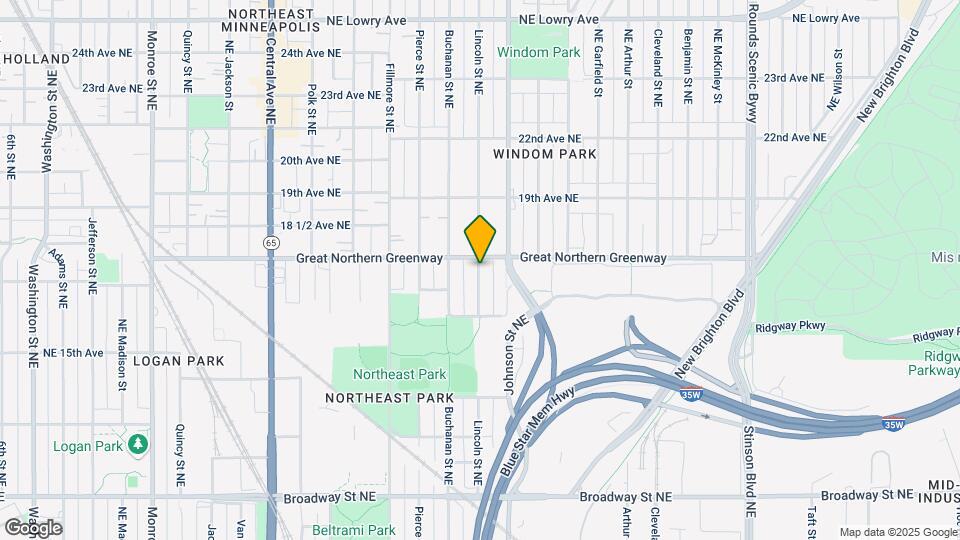 1618 Johnson St NE Mapa y Detalles de la Ubicación