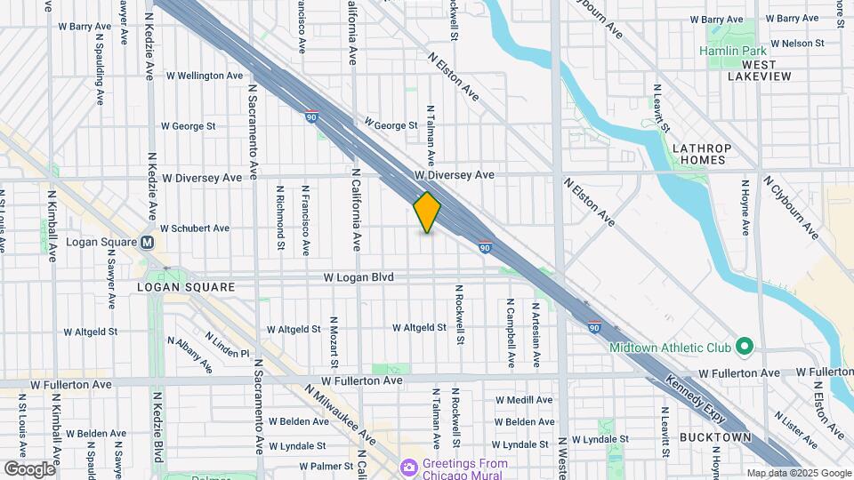 2634 N Talman Ave Map and Location Details
