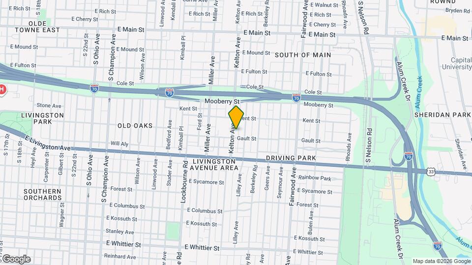 764-766-766 Kelton Ave Map and Location Details