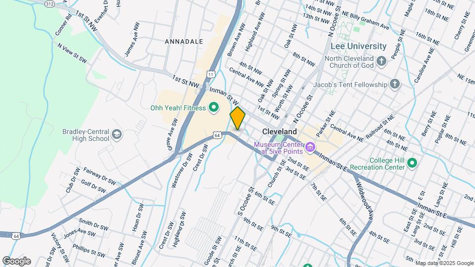 214 Oak St SW Map and Location Details