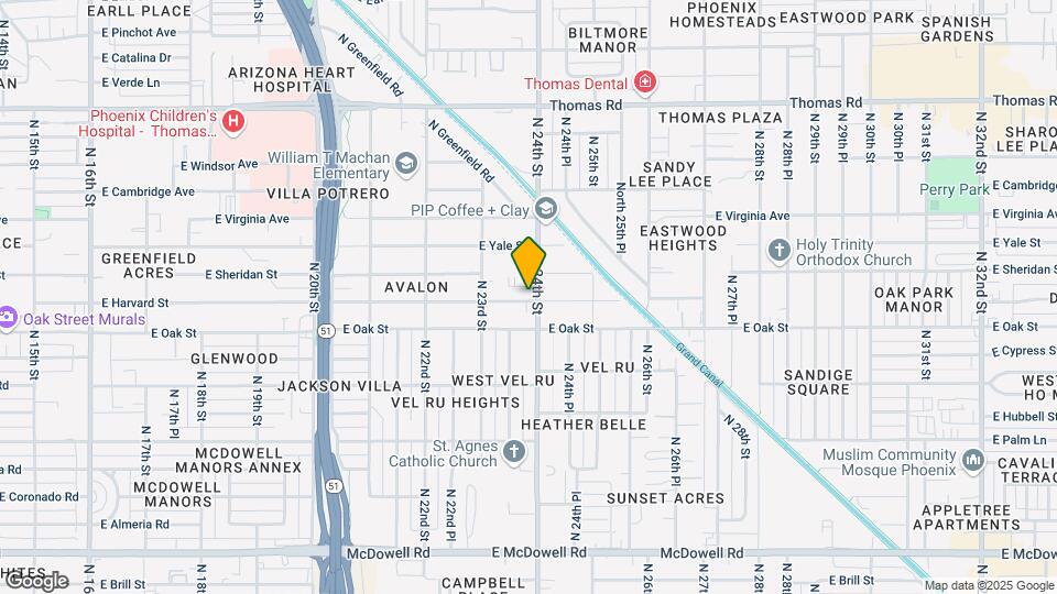 2402 N 24th St Map and Location Details