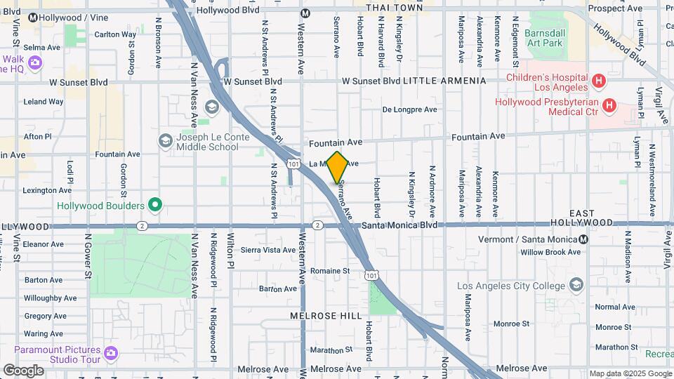 5406 Lexington Ave Map and Location Details