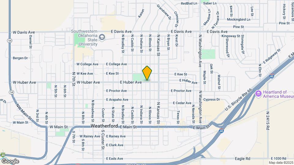516 E Huber Ave Map and Location Details