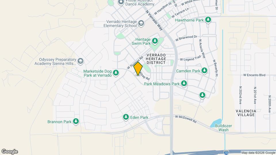 2263 N Park Meadows Dr Map and Location Details