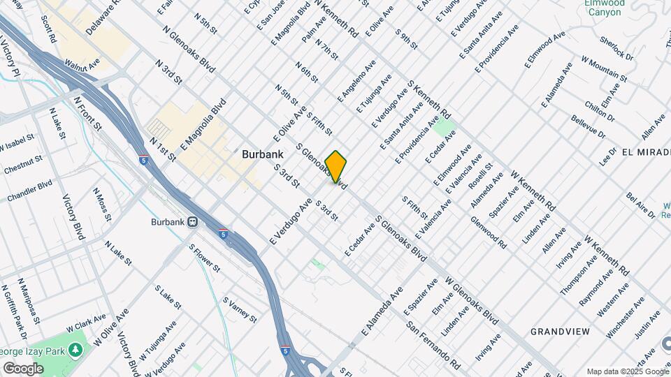 361 E Santa Anita Ave Map and Location Details