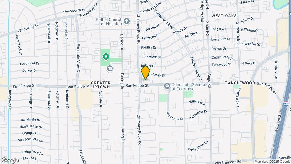 5656 San Felipe St Map and Location Details