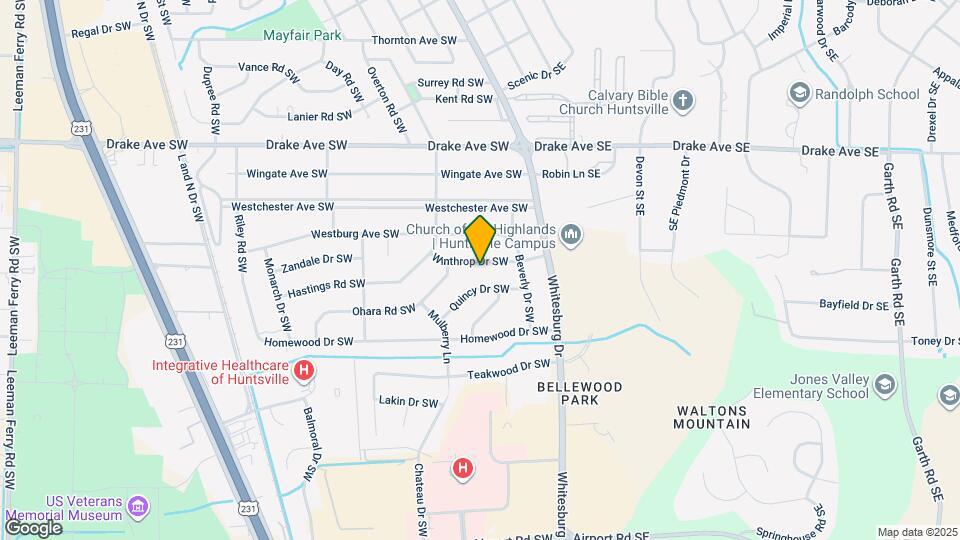 209 Winthrop Dr SW Map and Location Details