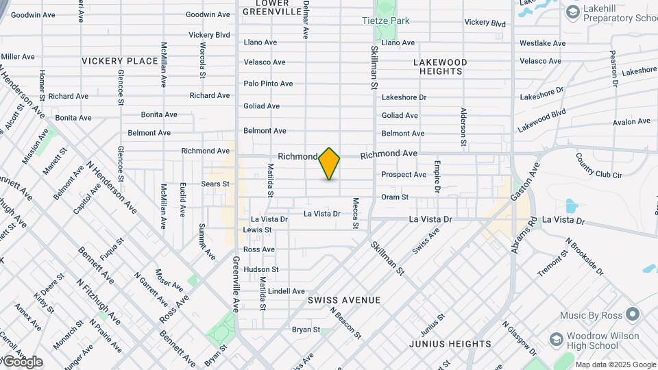 5934 Prospect Ave Map and Location Details