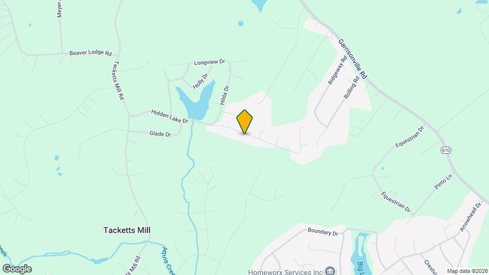 44 Hidden Lake Dr Map and Location Details