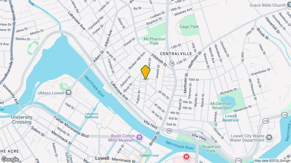 116 Coburn St Map and Location Details