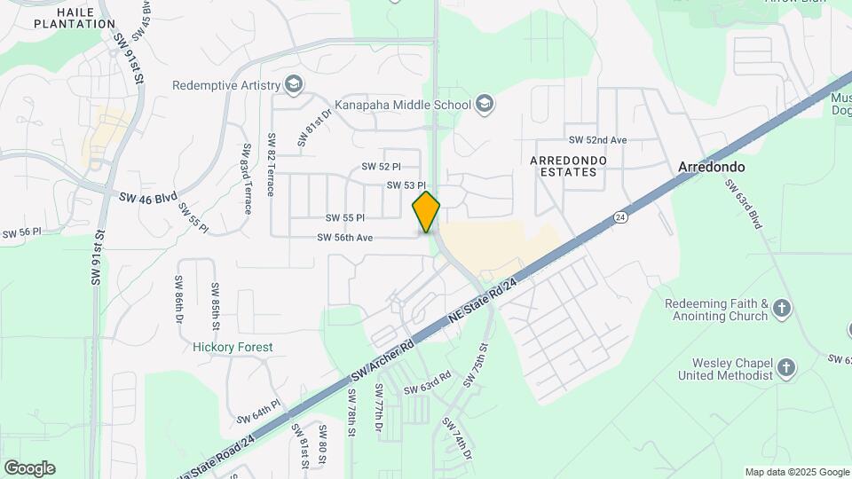 5601 SW 75th Terrace Map and Location Details