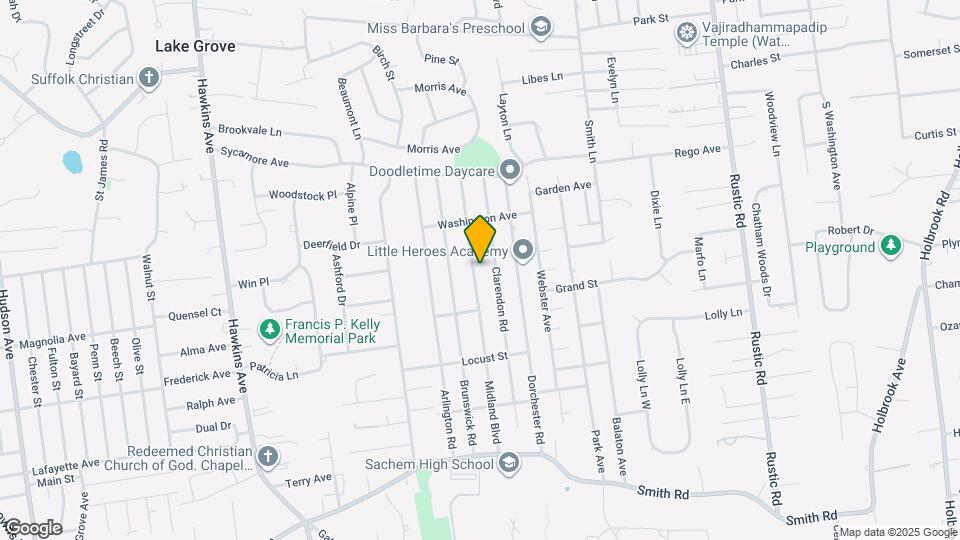 87 Midland Blvd, Unit Mid Suffolk County NY Map and Location Details