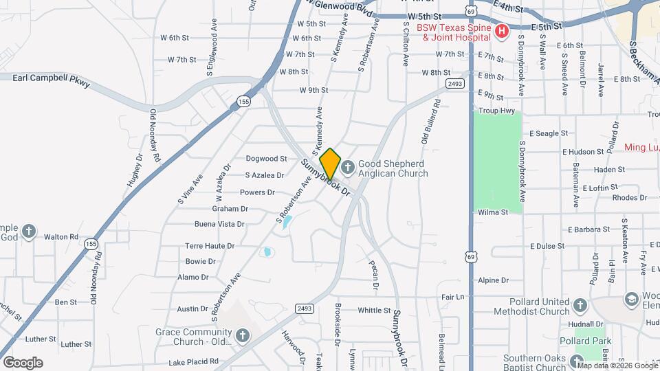 2521 Sunnybrook Dr Map and Location Details