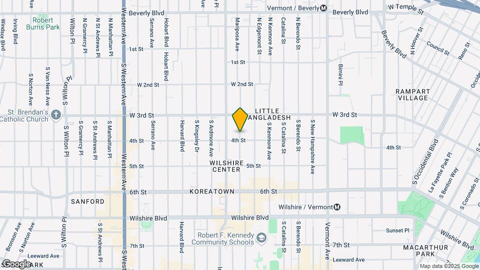 339 S Mariposa Ave Map and Location Details