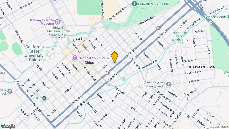 378 E 8th St Map and Location Details