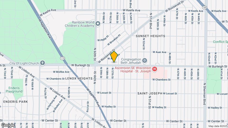 5624 W Burleigh St Mapa y Detalles de la Ubicación
