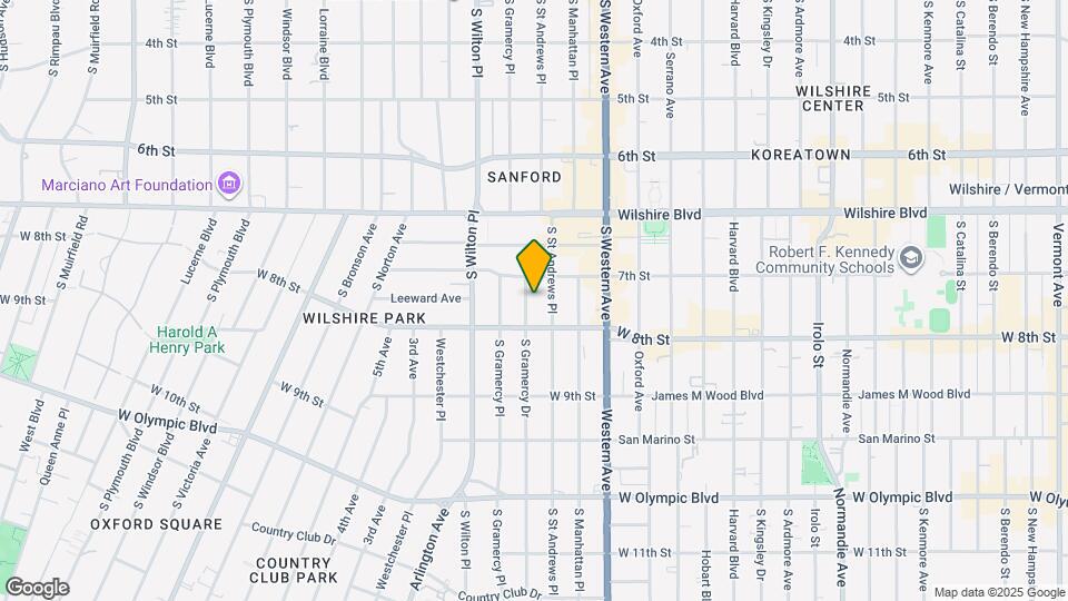 724 Gramercy Dr Mapa y Detalles de la Ubicación