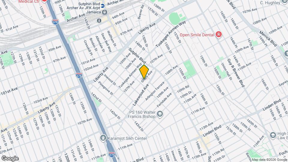 146-14 Shore Ave Map and Location Details