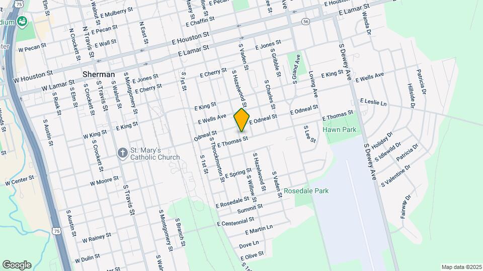 815 S Willow St Mapa y Detalles de la Ubicación
