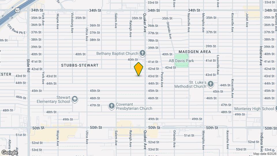 4409 43rd St Map and Location Details