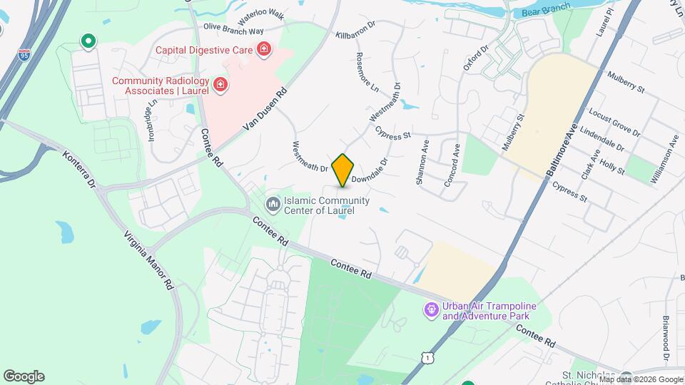 13909 Clarkwood Ln Mapa y Detalles de la Ubicación